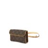 Louis Vuitton Fiorentine clutch-belt in monogram canvas and natural leather - 00pp thumbnail