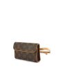 Louis Vuitton Fiorentine clutch-belt in monogram canvas and natural leather - 00pp thumbnail