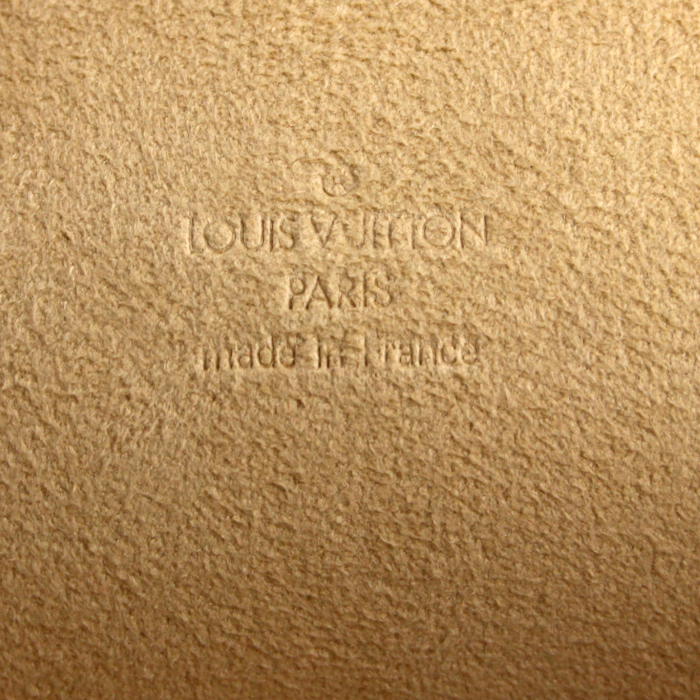 Louis Vuitton Fiorentine clutch-belt in monogram canvas and natural leather - Detail D3