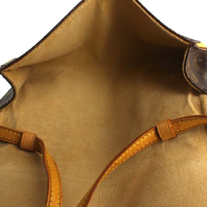 Louis Vuitton Pochette-ceinture handbag/clutch in monogram canvas and natural leather - Detail D2