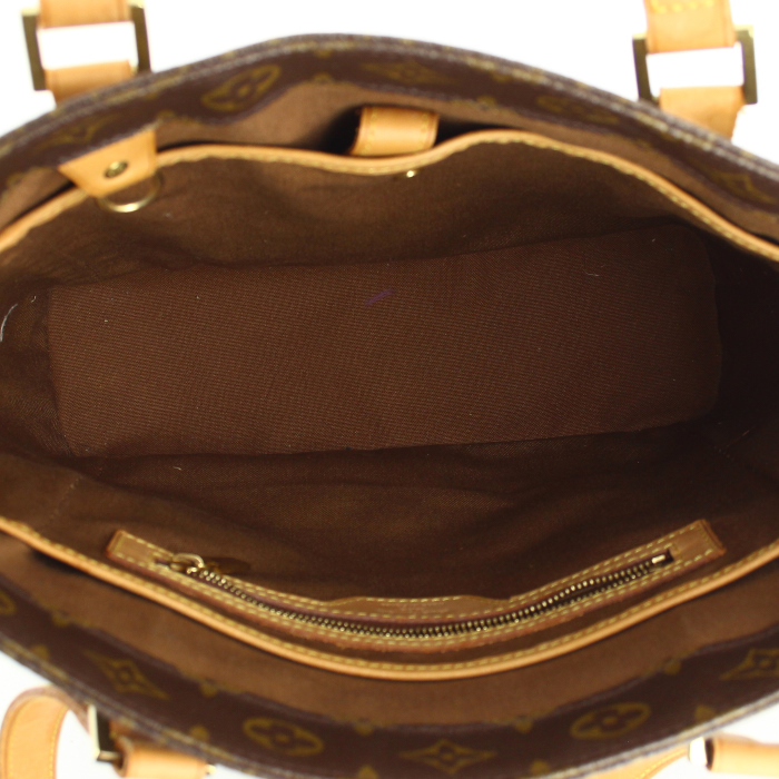 Borsa Vavin modello piccolo in tela monogram e pelle naturale - Detail D2