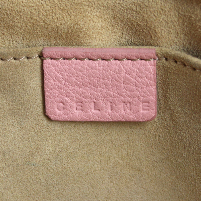 Borsa Celine in pelle martellata rosa - Detail D4