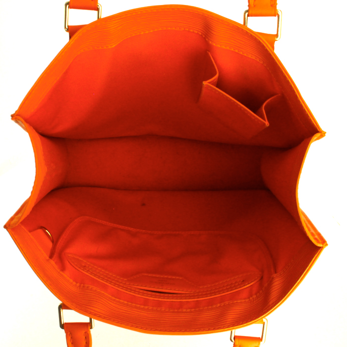 Borsa Louis Vuitton Other Bag in pelle Epi arancione - Detail D2