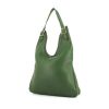 Hermes Massai shoulder bag in green leather - 00pp thumbnail
