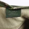 Hermes Massai shoulder bag in green leather - Detail D4 thumbnail