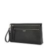 Coach handbag/clutch in black grained leather - 00pp thumbnail