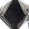 Coach handbag/clutch in black grained leather - Detail D3 thumbnail