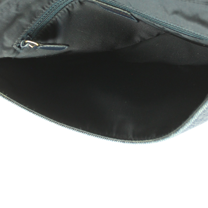 Bolso de mano Dior Dior Malice en lona denim azul - Detail D2