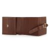 Hermes wallet in brown leather - Detail D2 thumbnail