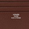 Hermes wallet in brown leather - Detail D3 thumbnail