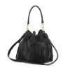 Saint Laurent Emmanuelle large model handbag in black leather - 00pp thumbnail