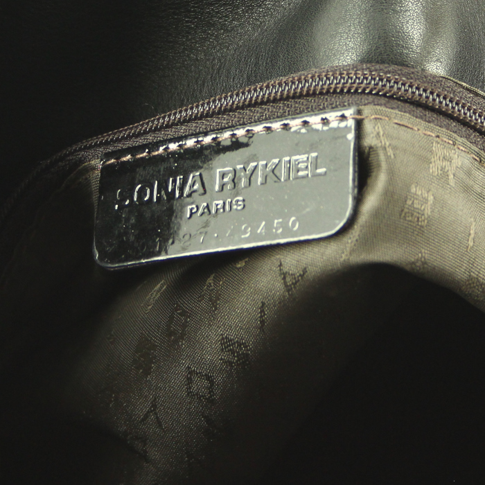 Borsa Sonia Rykiel in pelle nera - Detail D3