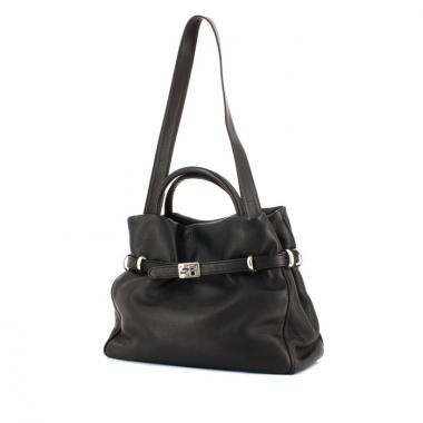 Bolso de mano Sonia Rykiel en cuero negro