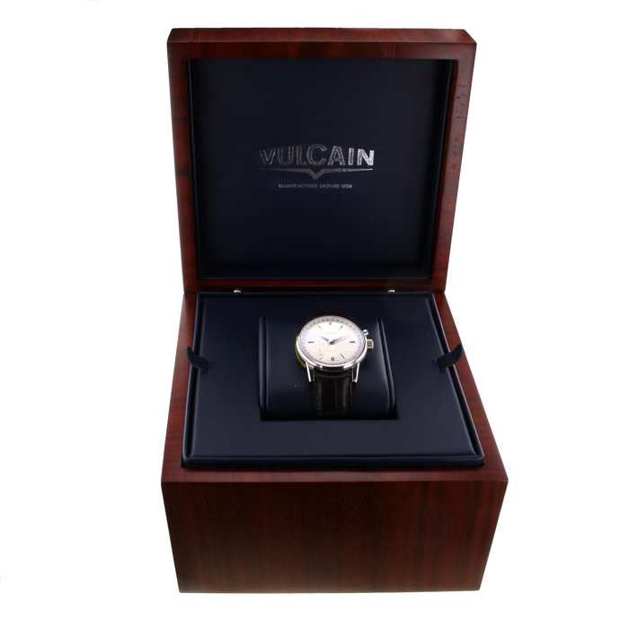 Vulcain Cricket in acciaio Ref : 100101.001  Circa  2014 - Detail D3