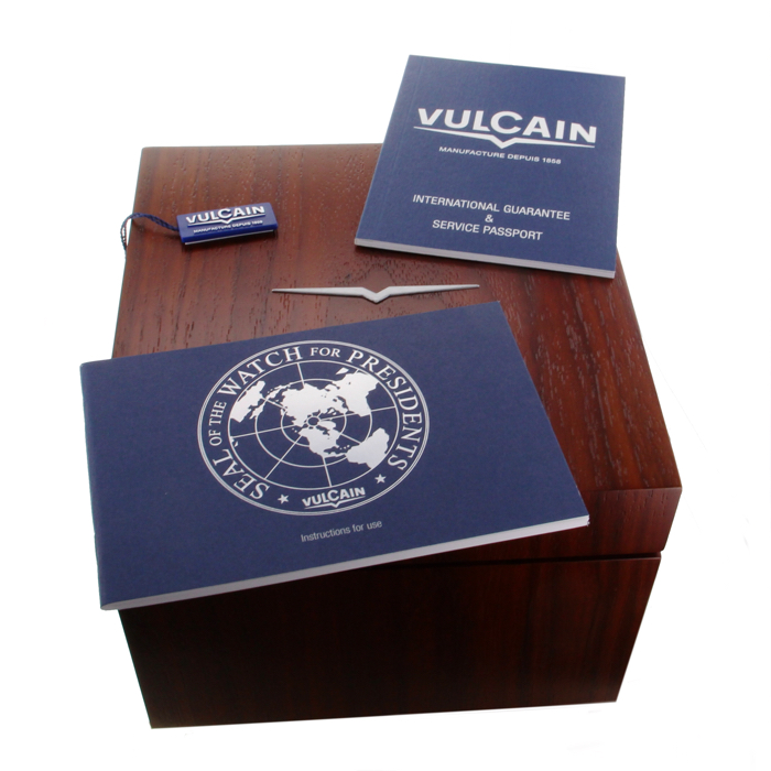 Reloj Vulcain Cricket de acero Ref : 100101.001 Circa  2014 - Detail D2