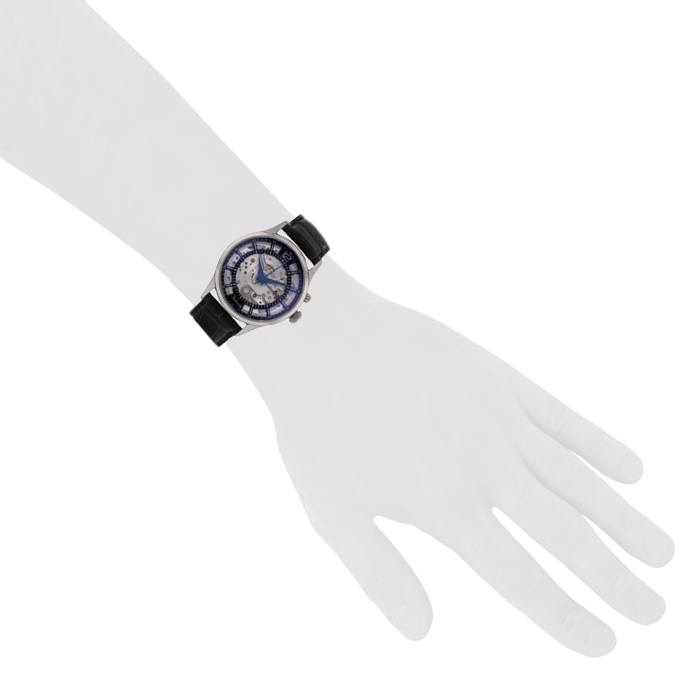 Vulcain Cricket watch in stainless steel Ref: 130122.143 Circa 2014 - Detail D1