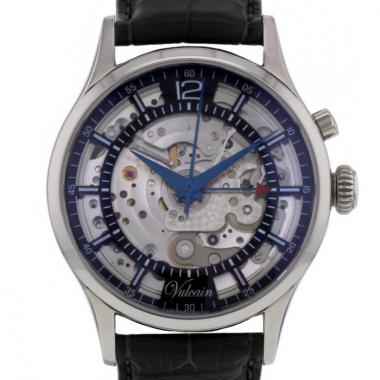 Vulcain Cricket watch in stainless steel Ref: 130122.143 Circa  2014