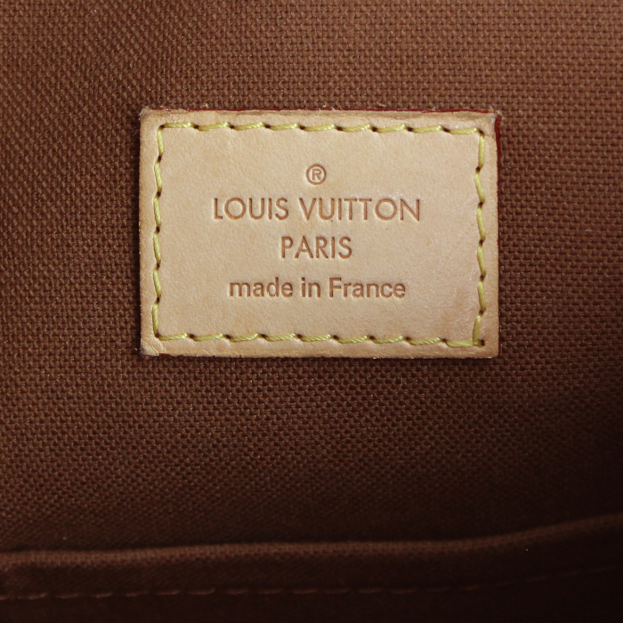 Bolso bandolera Louis Vuitton en lona Monogram y cuero natural - Detail D3