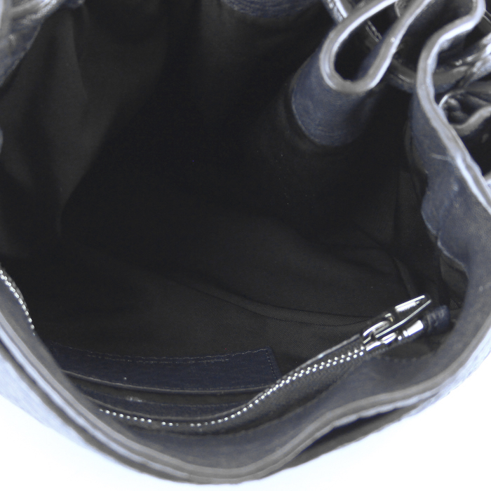 Sac à main Alexander Wang en cuir grainé marine  - Detail D3
