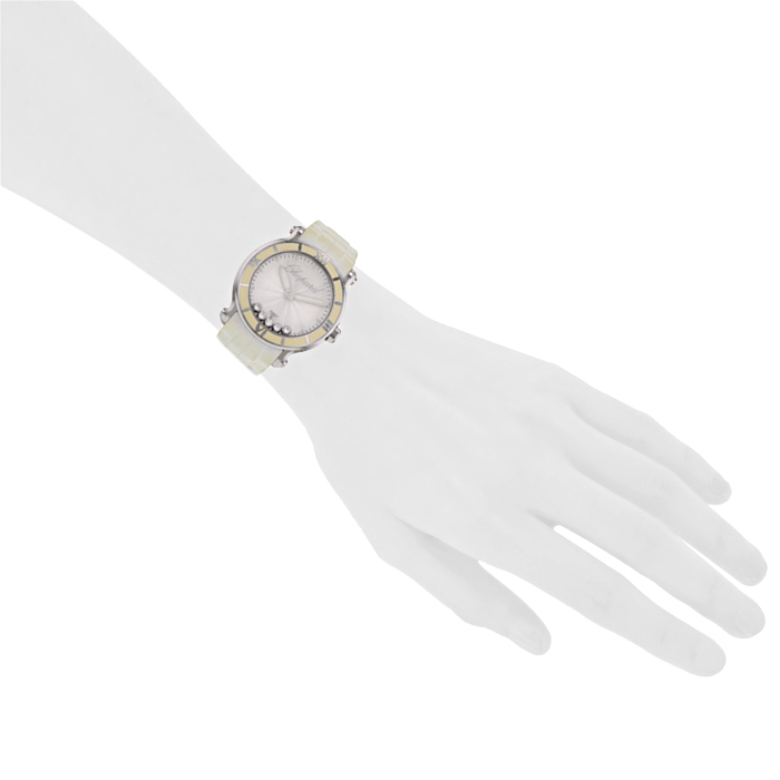 Chopard Happy Sport watch in stainless steel Circa  2010 - Detail D1