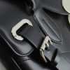Bolso de mano Ralph Lauren en cuero negro - Detail D4 thumbnail