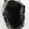 Saint Laurent Downtown large model handbag in silver leather - Detail D2 thumbnail
