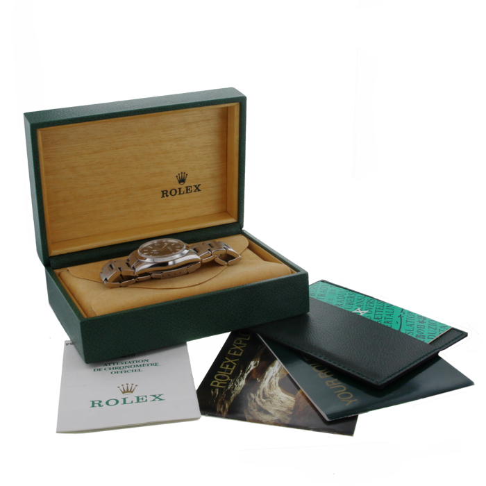 Rolex Explorer en acier Ref :  114270 Vers  2000