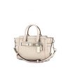 Coach handbag in grey grained leather - 00pp thumbnail
