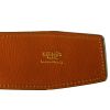 Hermes large model belt in black box leather - Detail D2 thumbnail