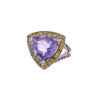 Mauboussin Tellement subtile pour toi ring in white gold,  citrine and sapphires and in amethyst - 00pp thumbnail