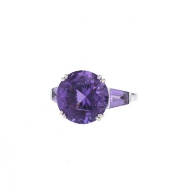 Anello Mauboussin Etrêmement Libre et Sensuel in oro bianco e ametista viola