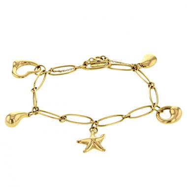 Bracelet Tiffany & Co Elsa Peretti en or jaune