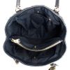 Bolso de mano Coach en cuero acolchado azul marino - Detail D3 thumbnail