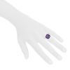 Chaumet Lien large model ring in white gold and in amethyst - Detail D1 thumbnail