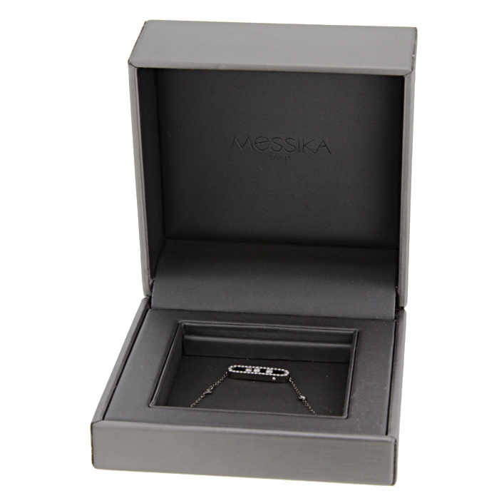 Bracciale Messika Baby Move in oro invecchiato e diamanti