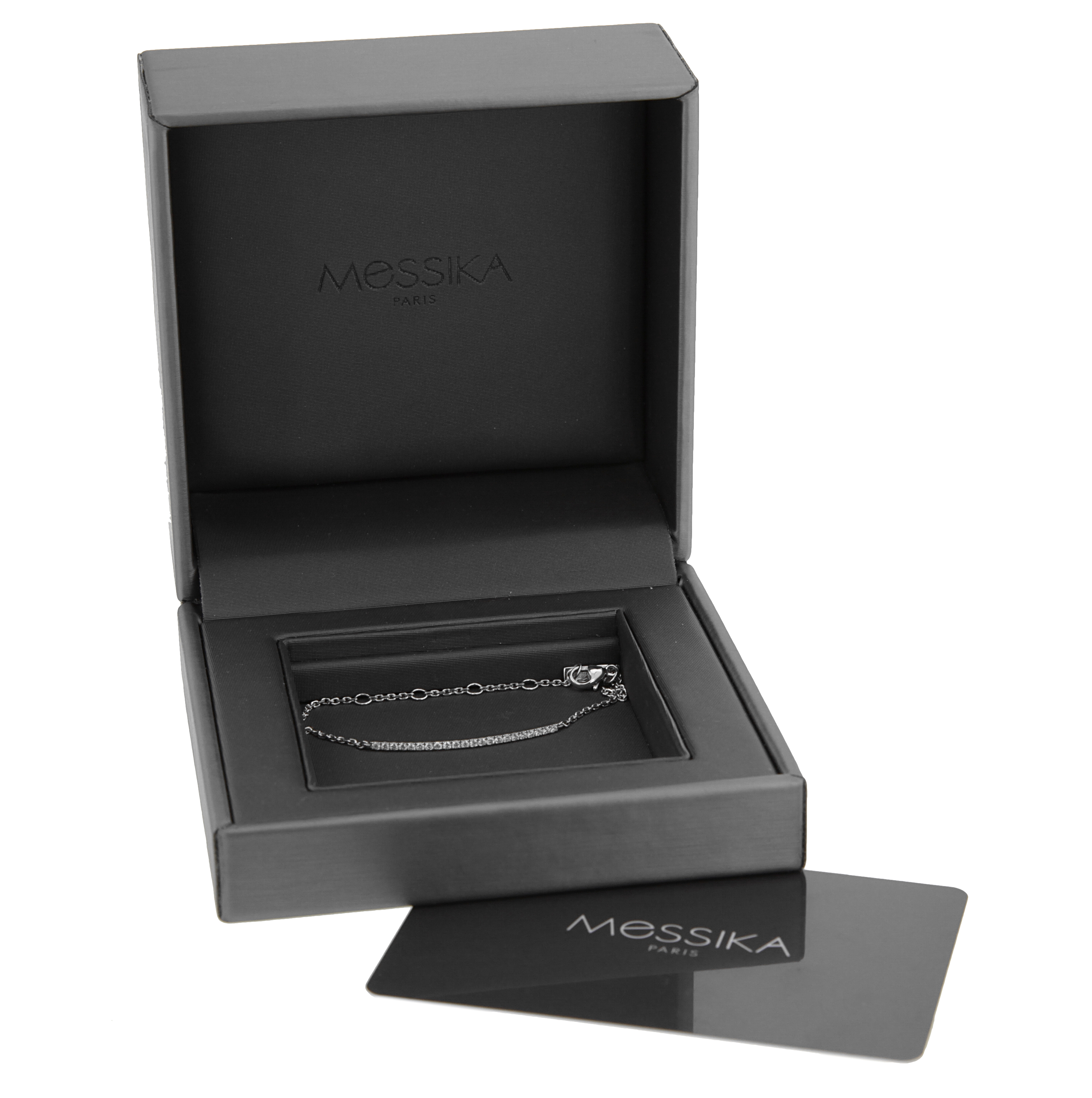 Bracelet Messika Gatsby en or blanc et diamants Bracelet Messika Gatsby en or blanc et diamants