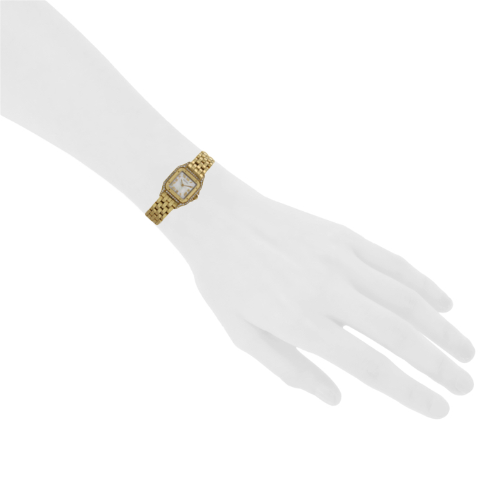 Reloj Cartier Panthère Joaillerie de oro amarillo Circa  1990 - Detail D1