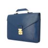 Borsa portadocumenti Louis Vuitton in pelle Epi blu - 00pp thumbnail