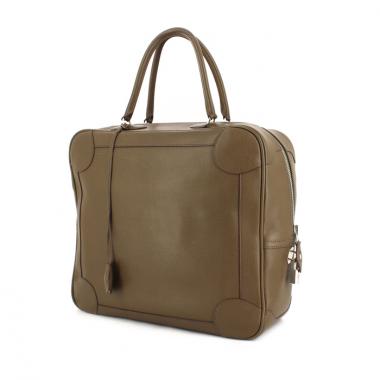 Borsa da viaggio Omnibus modello medio in pelle Epsom verde kaki