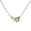 Dinh Van Menottes R10 necklace in yellow gold - 00pp thumbnail