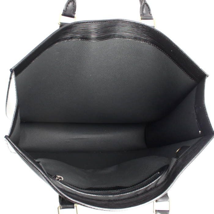 Bolso de mano Louis Vuitton en cuero Epi negro - Detail D2