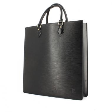 Louis Vuitton handbag in black epi leather