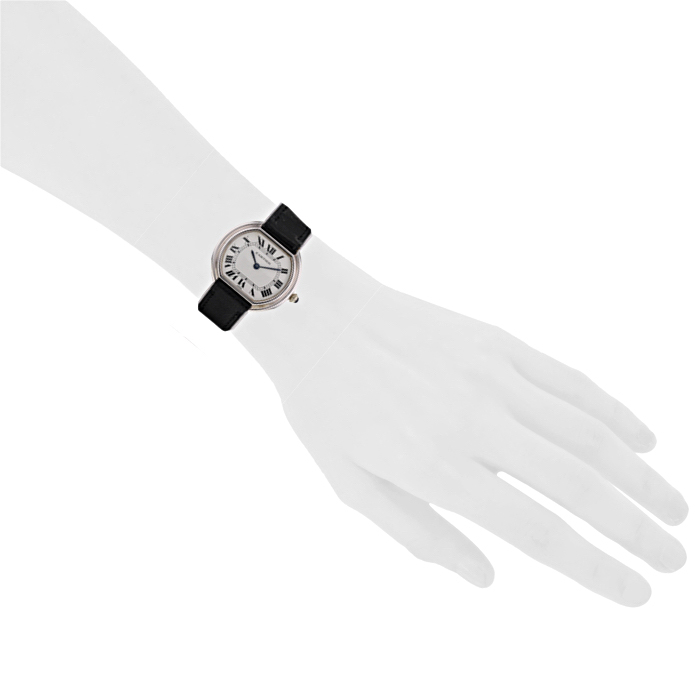 Cartier Ellipse watch in white gold Circa 1970 - Detail D1