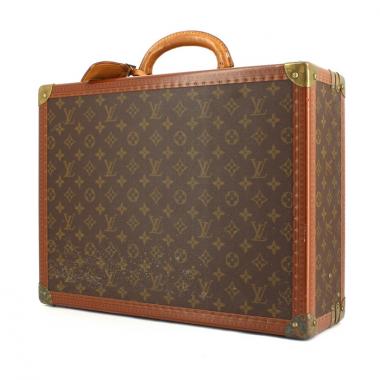 Valigia Louis Vuitton Cotteville in tela monogram e pelle naturale