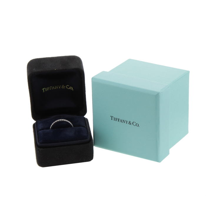 Tiffany & Co Novo ring in platinium and diamonds - Detail D2