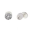 Dinh Van Pi Chinois pair of cufflinks in silver - 00pp thumbnail