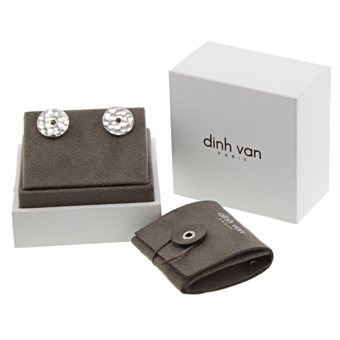 Dinh Van Pi Chinois pair of cufflinks in silver - Detail D1