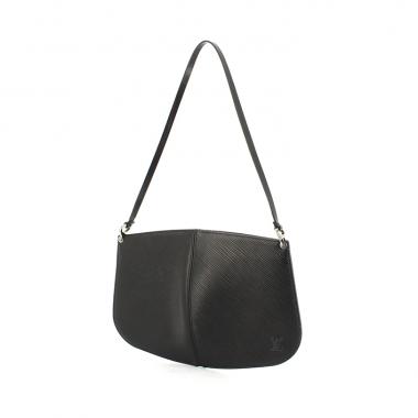 Borsa/pochette Louis Vuitton in pelle Epi nera