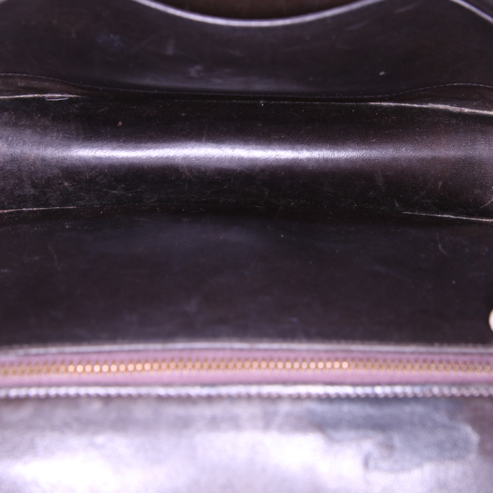 Borsa Hermes Constance in pelle box marrone cioccolato - Detail D3