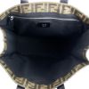 Bolso Cabás Fendi en lona Monogram marrón y negra y cuero negro - Detail D2 thumbnail